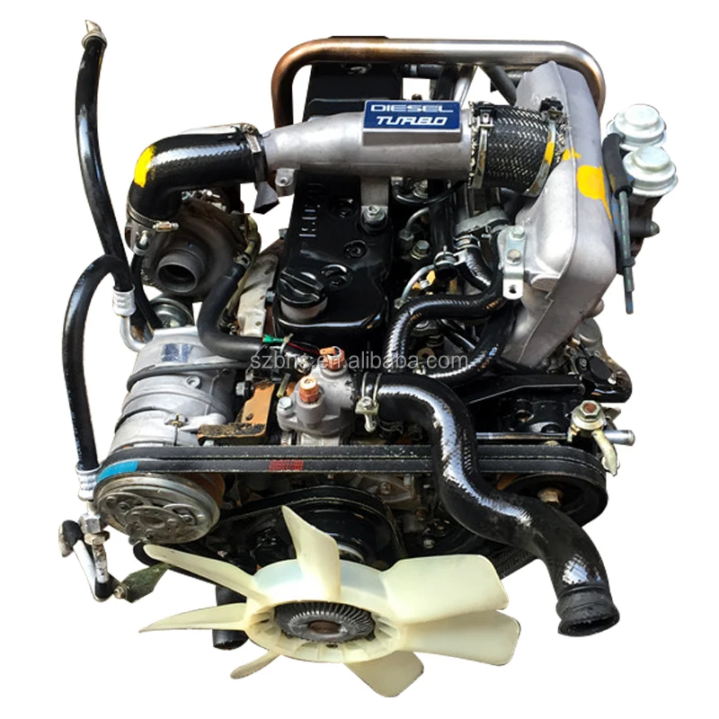 4 Cylinder ISUZUs 4JB1 Turbo Engine with Transmission