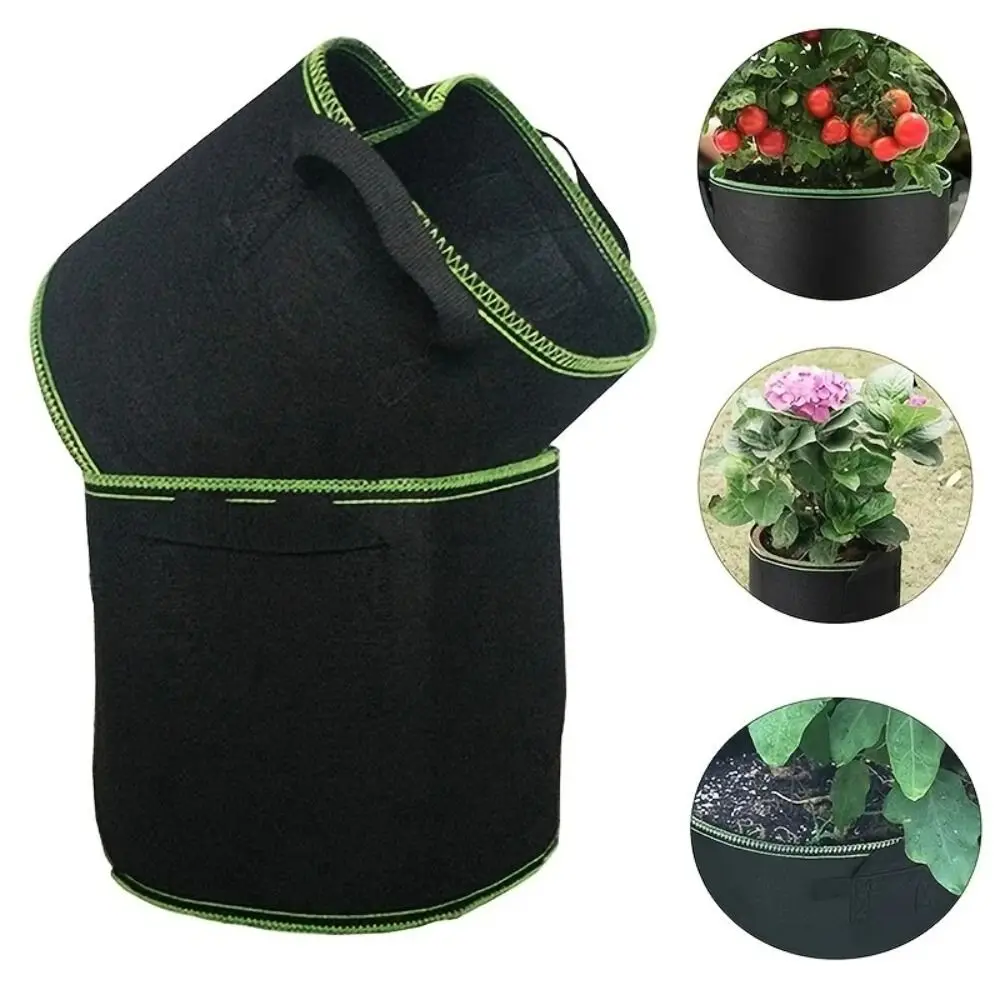 1/3/5/7/10 Gallon Felt Garden Planting Bag with Handles 1/3/5/7/10 Gallon Grow Bag Garden Tools Plant Nutrition Bag