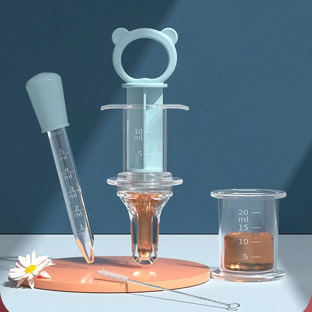 High Quality PP Silicone Safety Toddler Medicine Feeder Anti-Choke Infant Baby Dropper Type Feeder