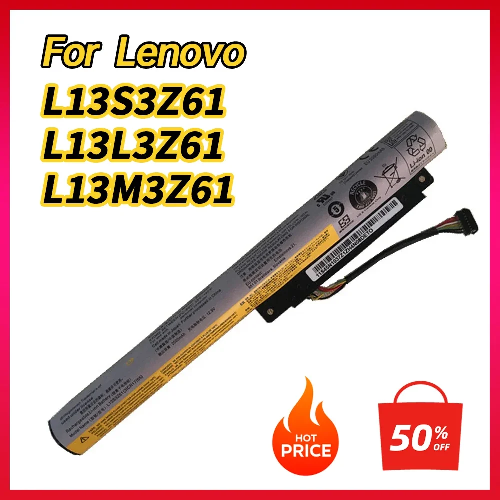 100% New L13S3Z61 L13L3Z61 L13M3Z61 Laptop Battery For Lenovo IdeaPad FLEX 10 59403045 59406283 59407061 20324 3ICR17/65