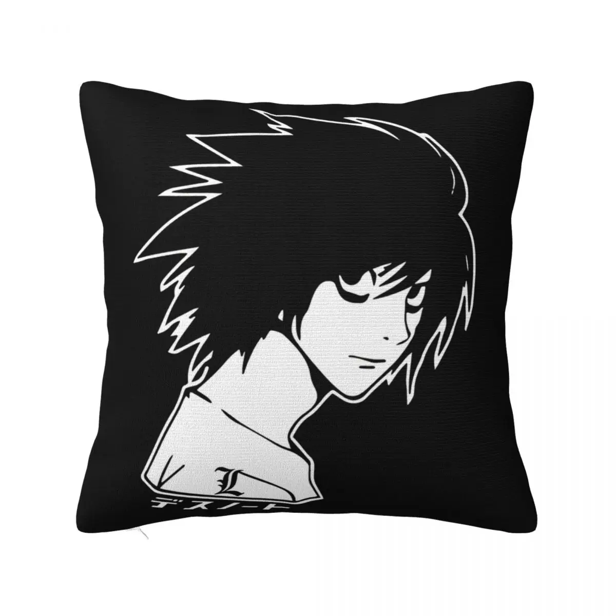 Death Note L Kira Light Ryuk Japanese Kanji Anime New Adult Kids TopMa Logo Pillow Case