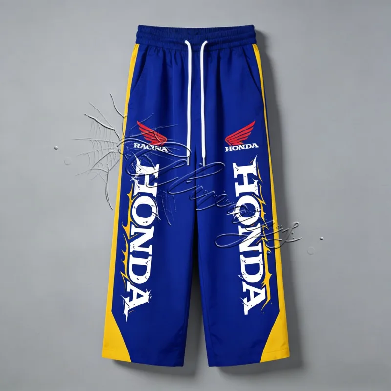 

2026 New Honda HRC Racing Fashion Retro Riding Sunscreen Pants for Men and Women MOTO Off Road Special Breathable Pants