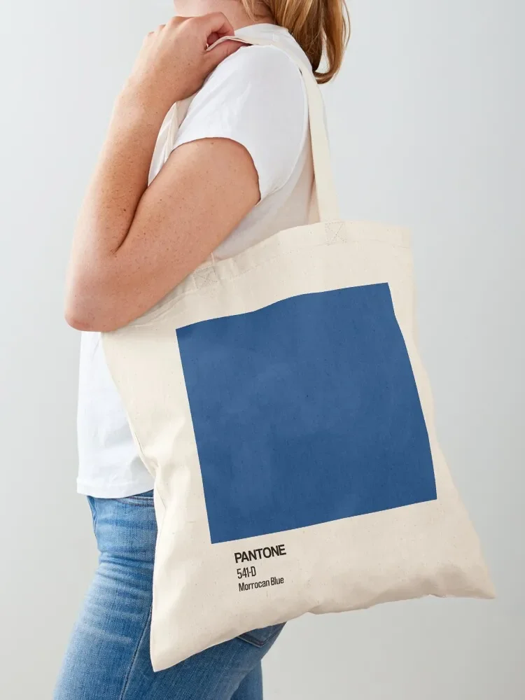Pantone - Morrocan Blue Tote Bag woman shopping bag men bags cloth bags the