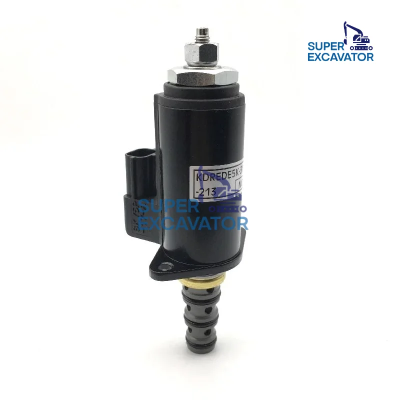 For Kobelco SK200-6E SK230-6E SK330-6E SK200-8 Hydraulic Pump Solenoid Valve YN35V00052F1 Solenoid kdrde5k-31/30c50