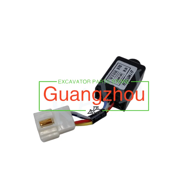 For Doosan Daewoo DH60-7 Preheating Heating Timer 12V Relay 537-00010 Parts