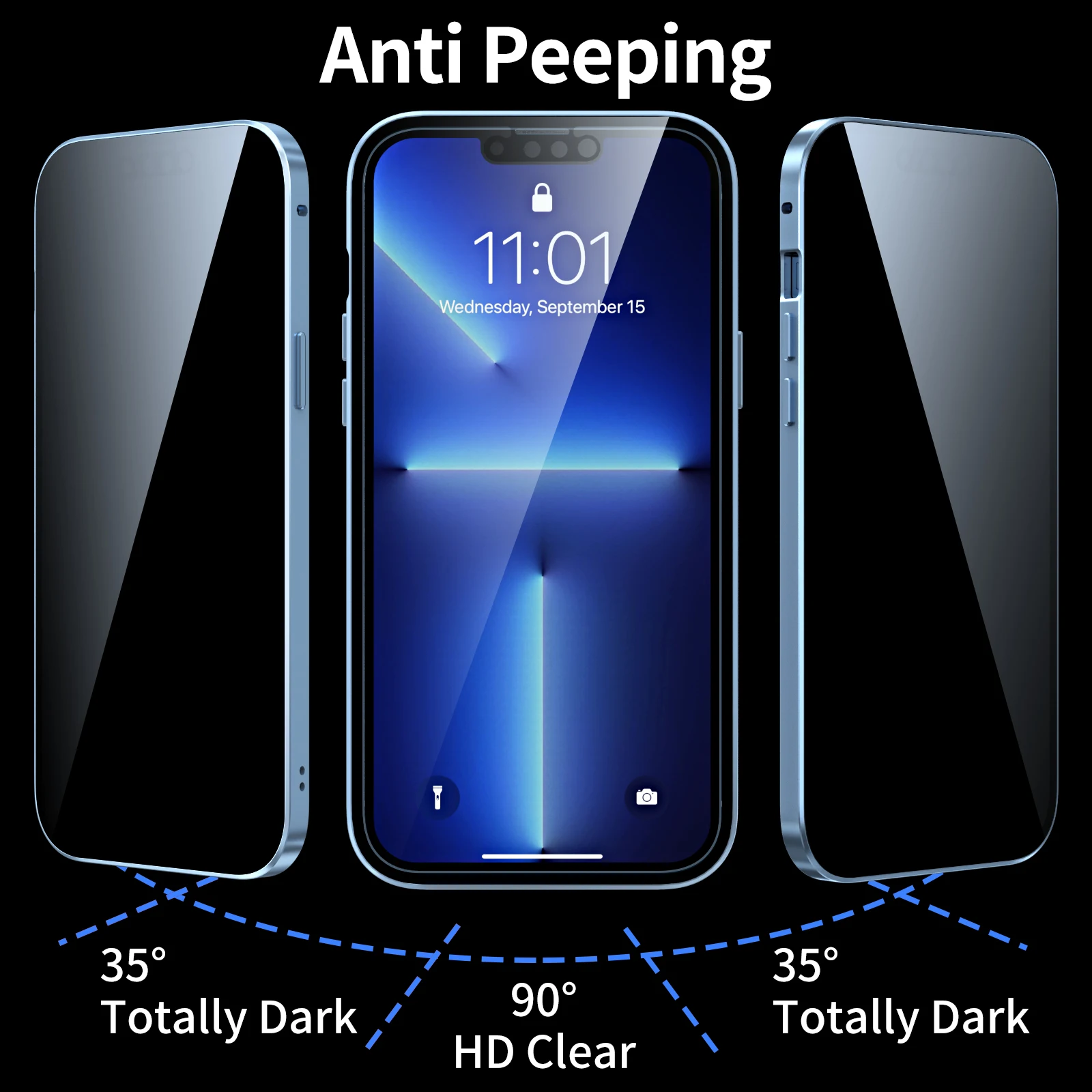 Anti-Peeping Privacy Protection Magnetic Adsorption Case For iPhone 15 14 Plus 11 12 13 Pro Max Double Sided Glass Metal Cover