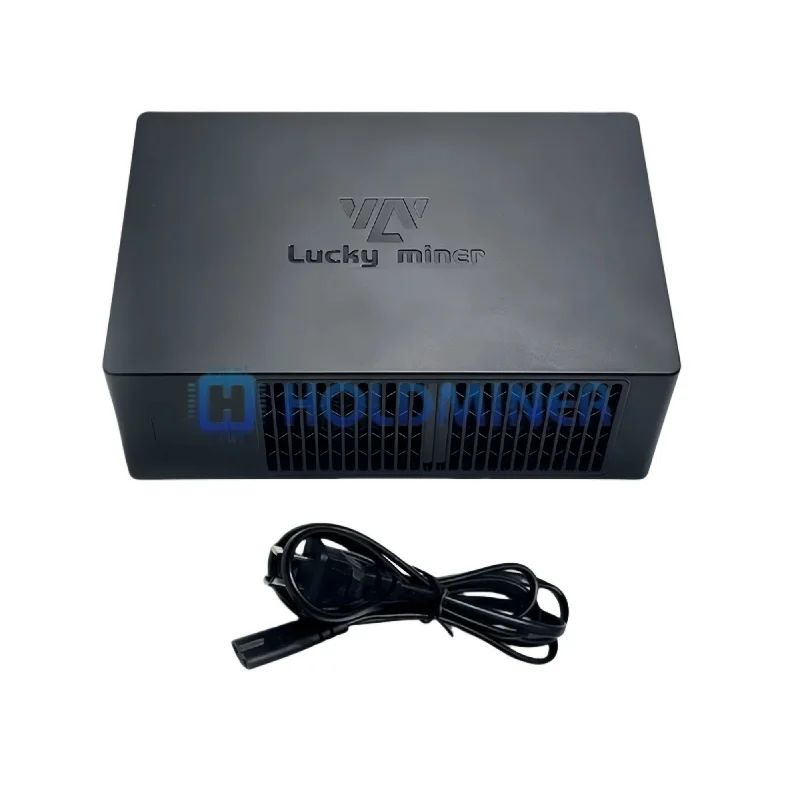 Ready To Ship Lucky Miner LV08 4.5TH/S 120W Sha256d algorithm Home Use Solo Bitcoin Miner With Power Supply Unit