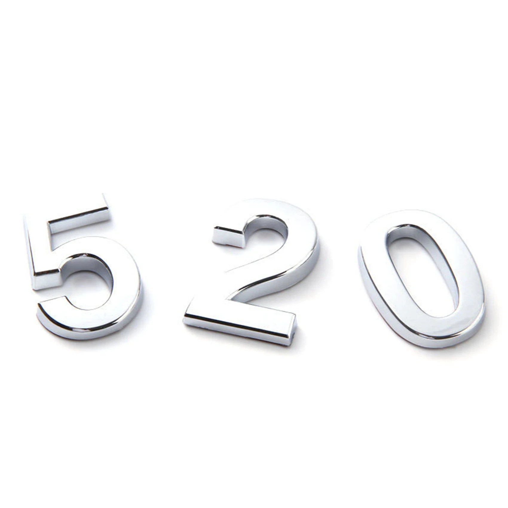 AFOURT-20X Self-Adhesive Door House Numbers Mailbox Numbers Street Address Numbers For Residence And Mailbox Signs, 0 To 9