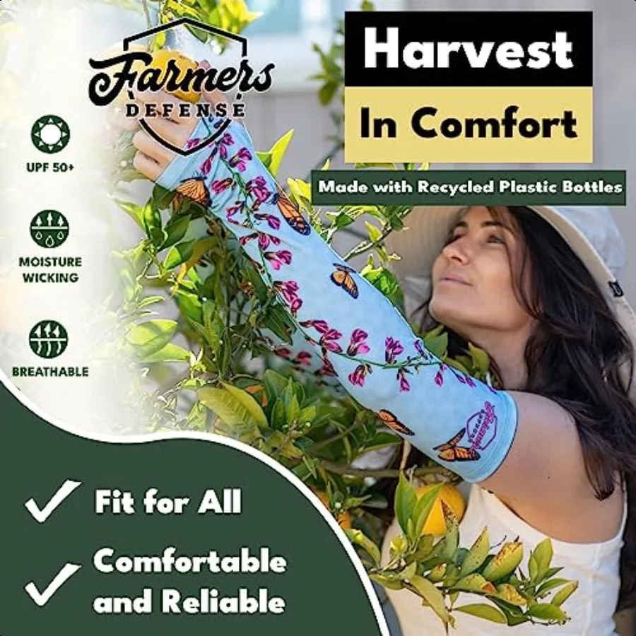 Manicotti Manicotti di raffreddamento UV Manicotti di protezione solare antigraffio per giardinaggio Raccolta all'aperto
