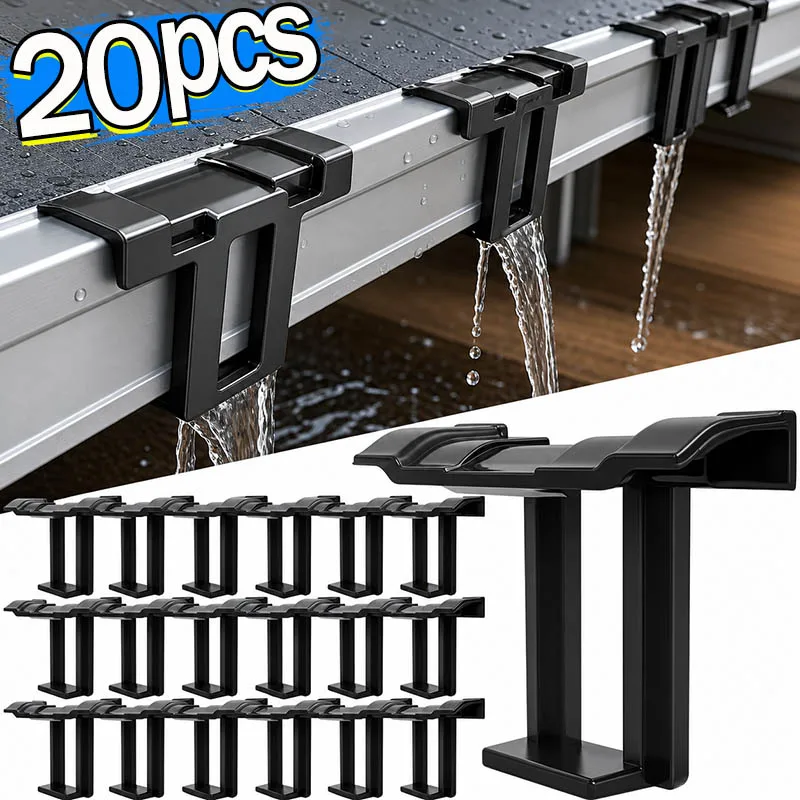 30/32/35/40mm Photovoltaik-Modul-Reinigungsclip Solarpanel-Wasserablaufclip Solarpanel-Schlamm-Entfernungs-Klemme Solarstrom-Teile