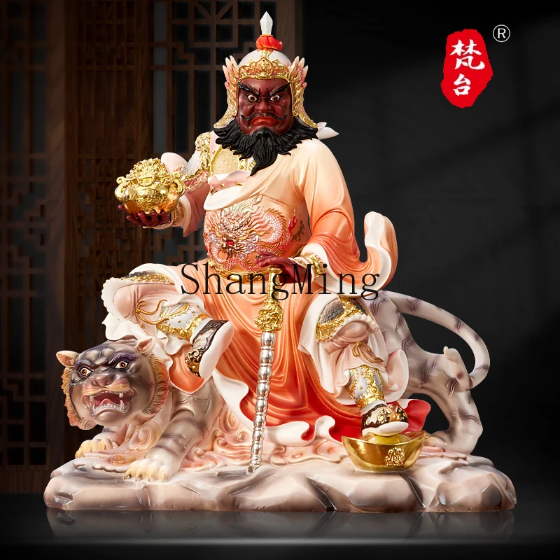 CL home living room five road God of Wealth opening lucky offering ornament