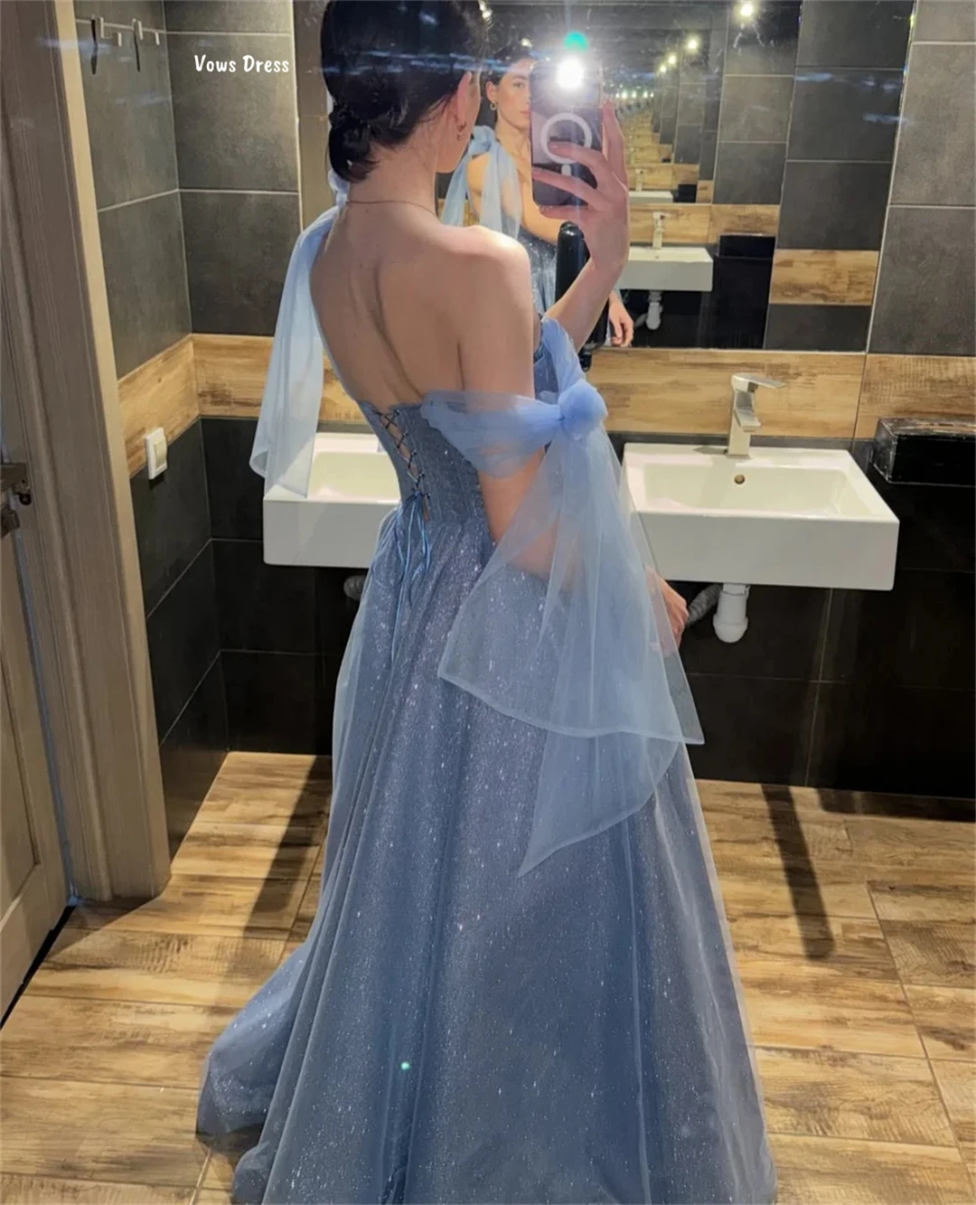 Vows Line A Robes De soirée femme élégante Robes De bal De luxe 2025 bustier tubulaire sur mesure bougies Robes De Cocktail robe De Gala