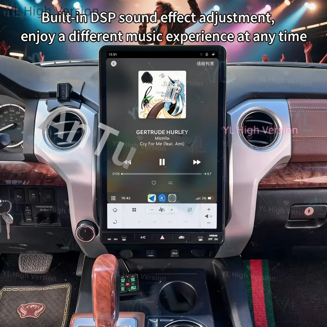 Android 13 Wireless Carplay Touch Screen 16.8