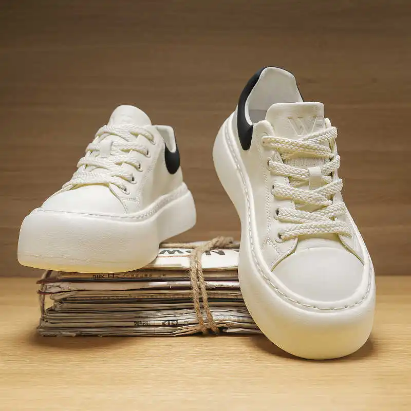 

Мужские черные повседневные бежевые кроссовки на высокой платформе и тонком каблуке, молодежные баскетбольные кроссовки, спортивные кроссовки Kawaiis Upper Training