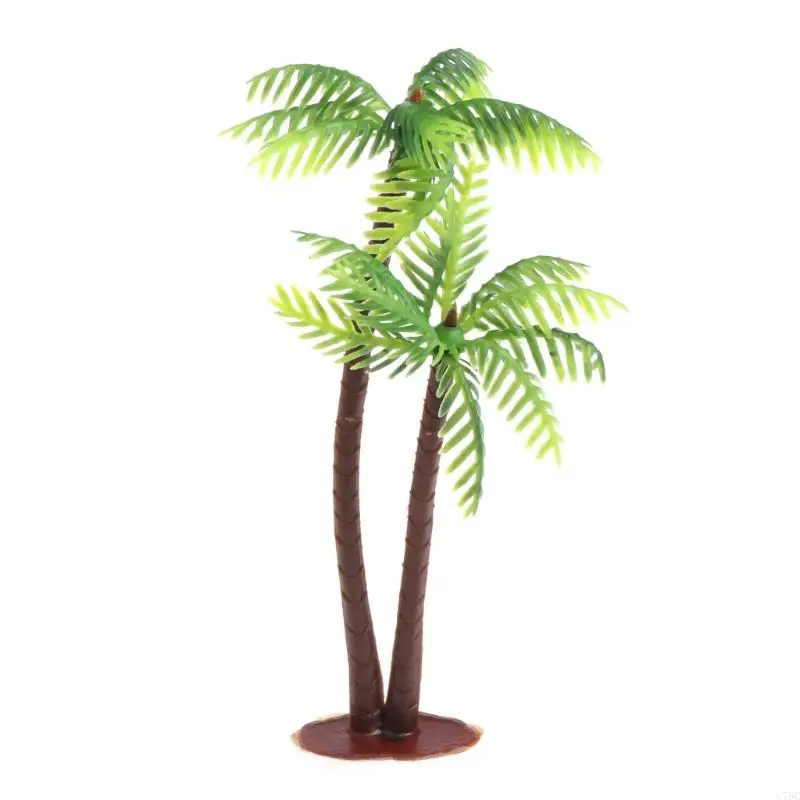 U75C Mini -Landschaftslandschaftsmodell Simulation Kokosnuss Palms Tree Home Decor Ornamente