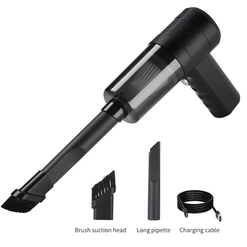 

12000Pa Wireless Car Vacuum Cleaner USB Charging 1800mAh Portable Cleaning Appliance Mini Wet Dry Household