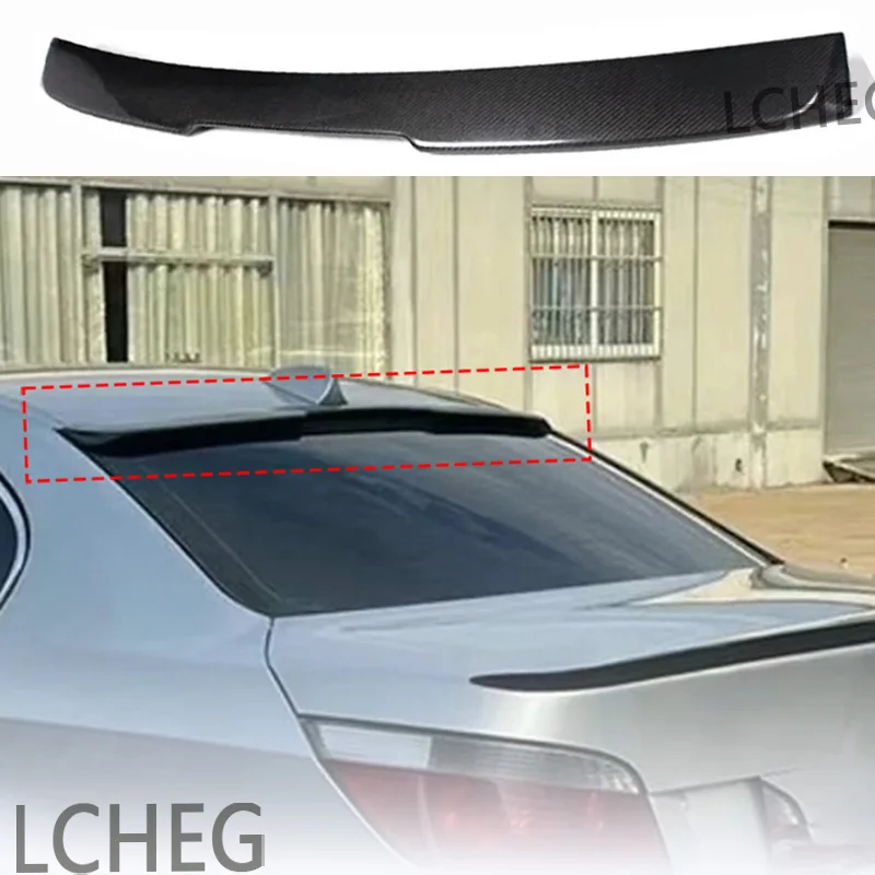 ערכת retrofiling עבור חלון אחורי abs גג חומר ספוילר כנף של bmw 5 סדרה e60, ישים מודלים 2004 2010,
