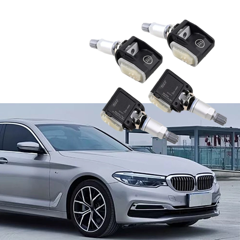 4Pcs Car Tire Pressure Monitoring Sensor TPMS For BMW 530e Sedan (G30) 2018 2019 2020 36-10-6-887-146, 36106887146