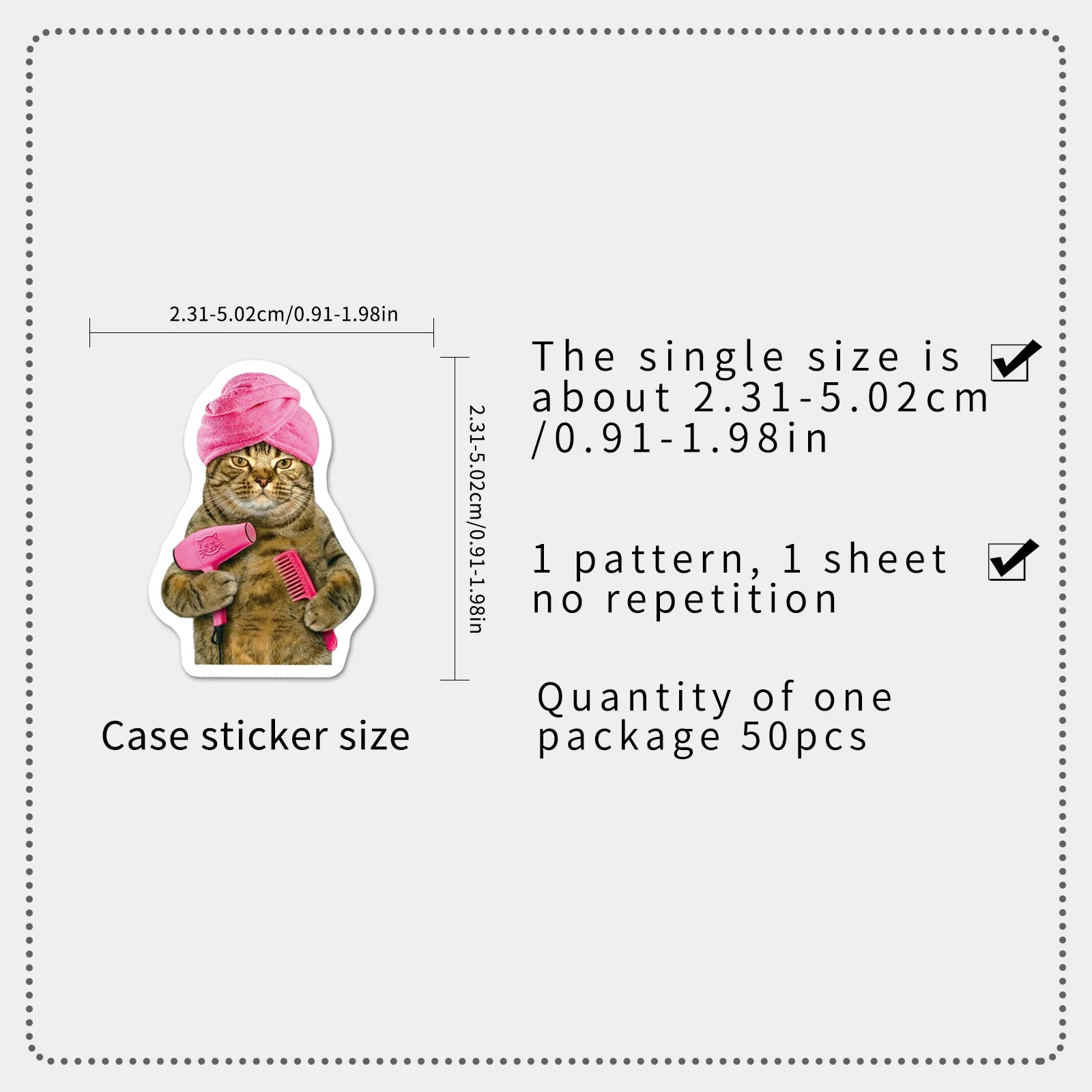 10/30/50pcs Pink Funny Animal MEME Stickers Cartoon Creative Sticker Decorative Skateboard Luggage Guitar Cute Waterproof Decals