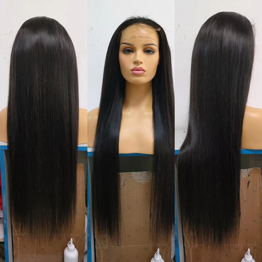200 Dichte HD-Spitzenperücke 13x6 Echthaarperücken Echthaar 100 % 13x6 HD-Spitzenfrontperücke für Frauen Brasilianische Perücken im Ausverkauf – Detail 2