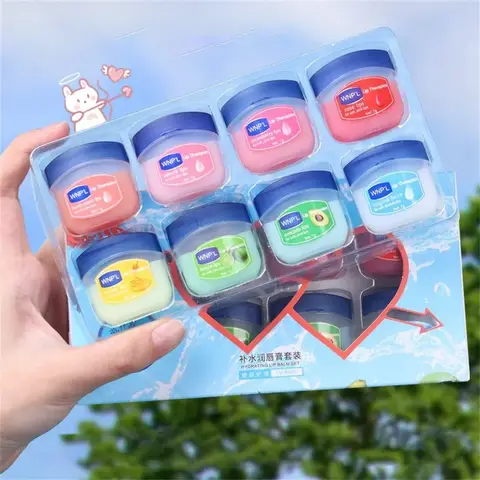 보습 립스틱 베이스 모이스처라이저 립밤, 메이크업 천연 식물 균열 방지 립 케어, 석유 젤리 립밤, 4 PCs, 6 PCs, 8PCs