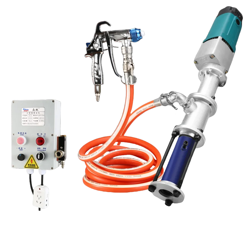 2.2KW-4.0KW Brushless Motor Real Stone Sprayer Multifunctional Portable High Pressure Putty Wall Paint Coating Machine