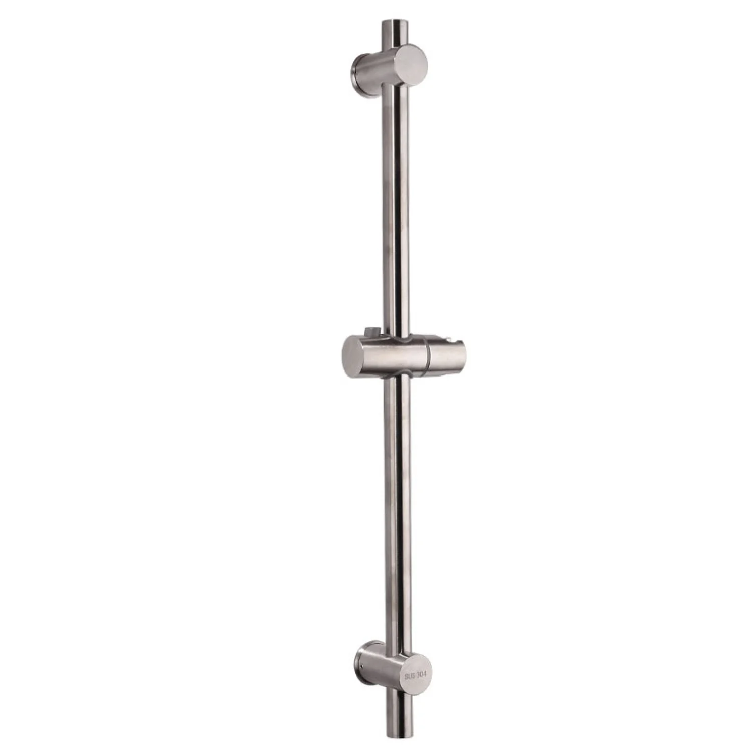 

Brushed Nickel Wall Mount SUS 304 Stainless Steel Shower Slide Bar with 360° Adjustable Handheld Shower Head Holder for Bathroom