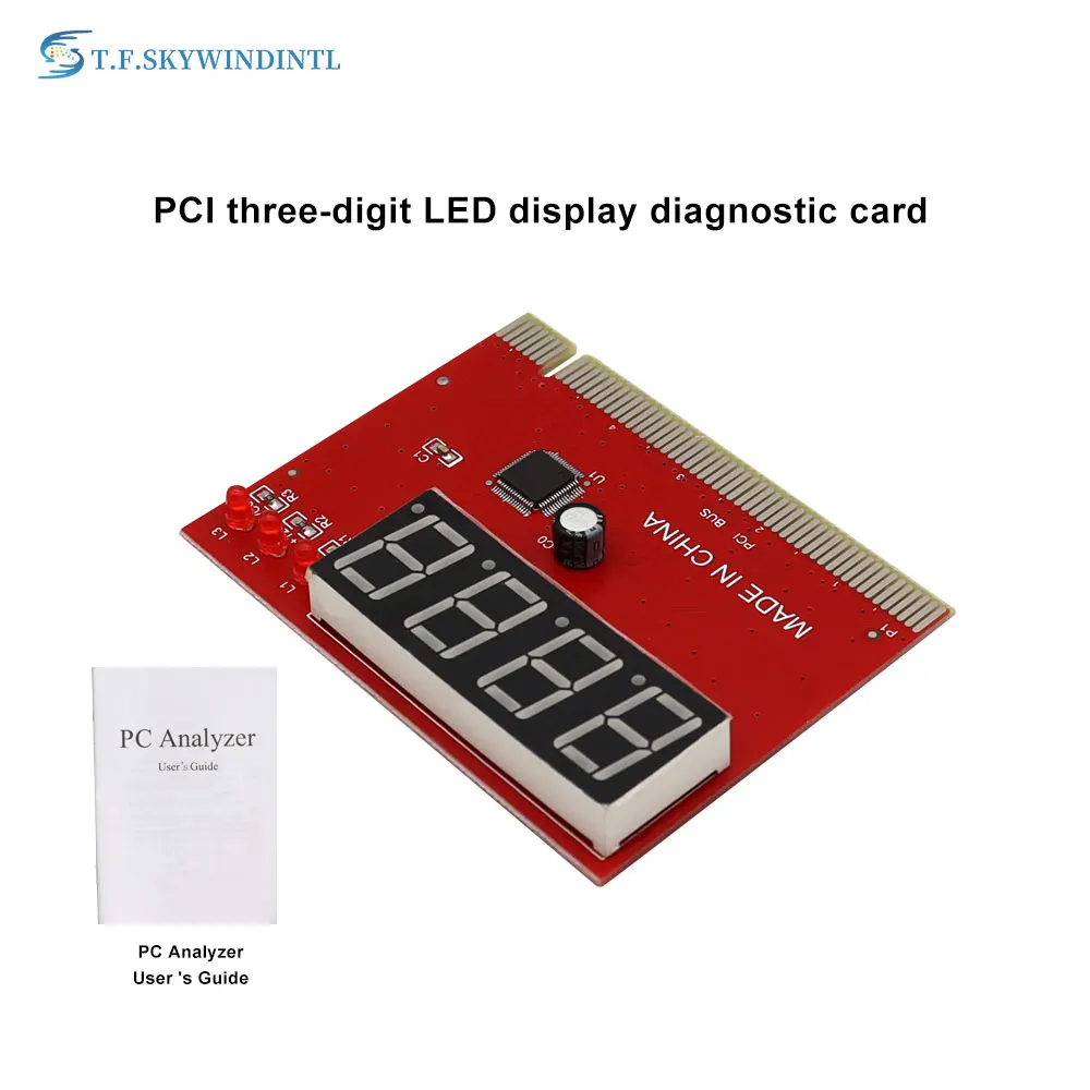 Computer Analysis PCI POST Card Motherboard LED 4 Digit Diagnostic Test PC Analyzer Network Repair Tool Kit New Dropshipping