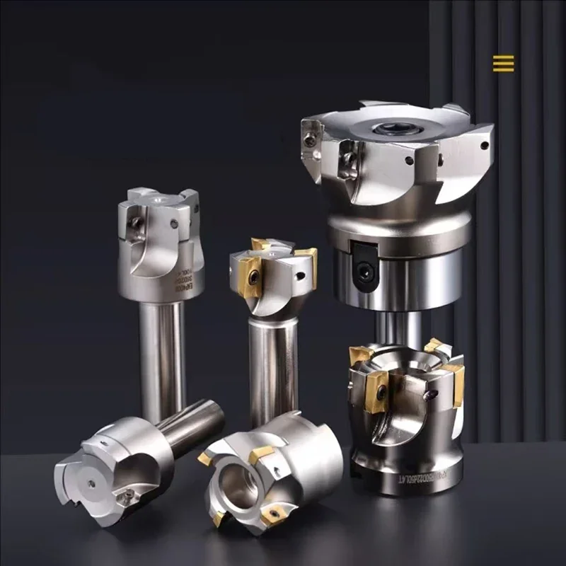 300R 400R C10 C12 C16 C20 16 17 20 25 28 30 35 One-Piece Right Angle R0.8 Straight Shank Milling Cutter Common Milling Machine