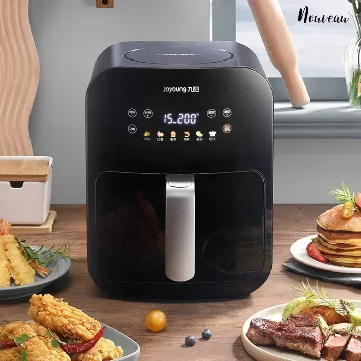 Air fryer household large-capacity multi-function frying smart reservation steamed baked French fries electric fryer new product