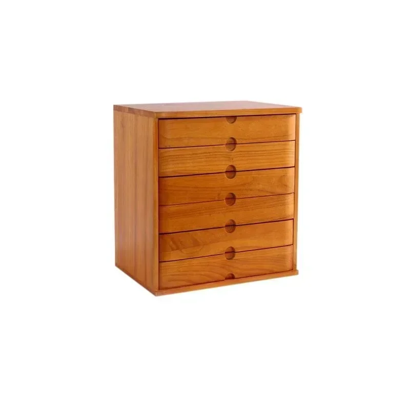 

Caja de almacenamiento escritorio, cajones madera, almacenamiento pintalabios y archivos, armario escritorio, estante