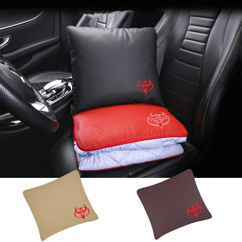 

Всесезонное автомобильное одеяло, многофункциональная подушка, одеяло для Toyota GR86 Corolla RAV4 Supra Yaris Vitz Cruiser Vios GR Sport Belta