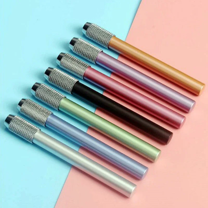 9pcs Metal Single Head Pencil Extender Holder Sketch School Children Painting Drawing Art Write Tool Writing Practical Use