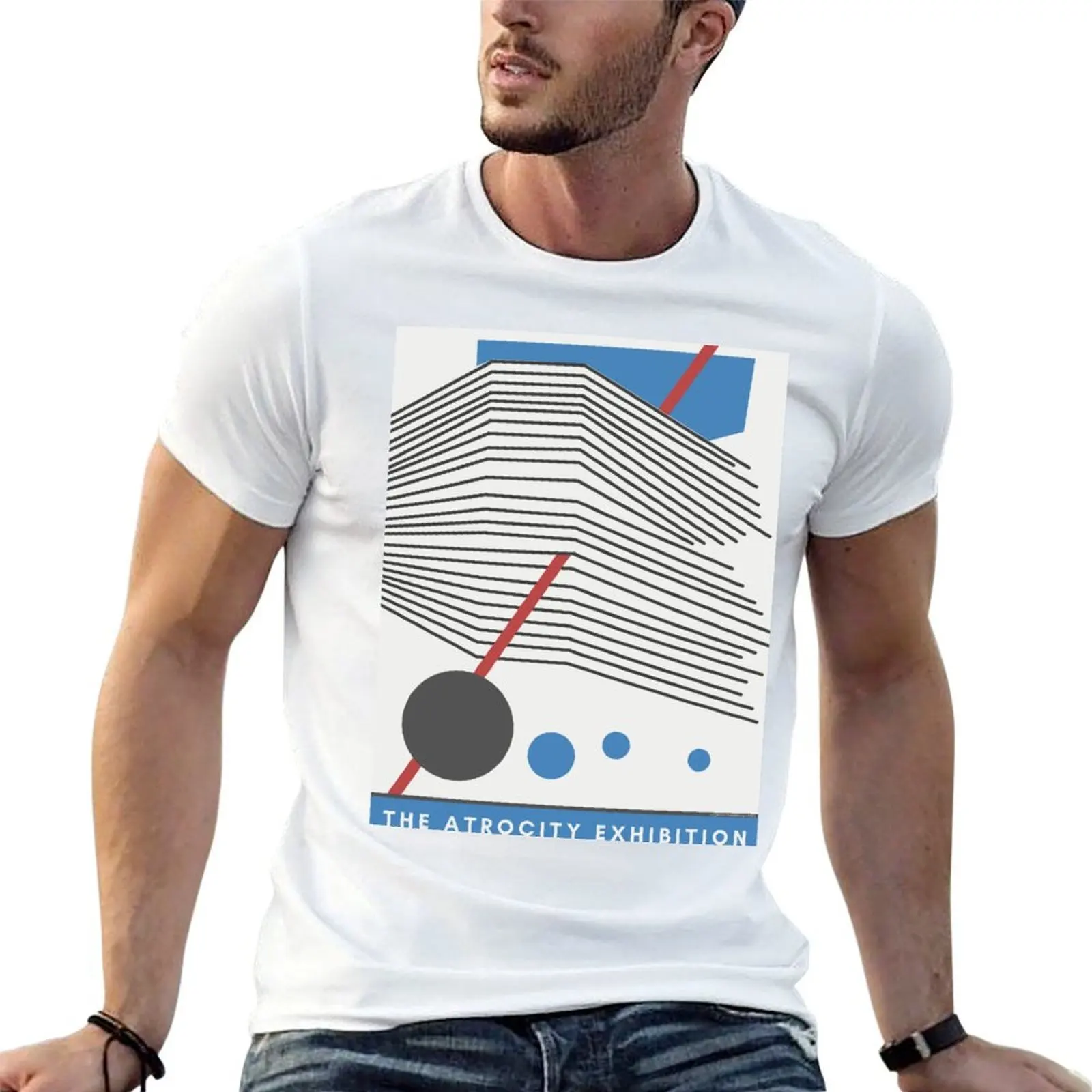 

design shirts J.G for Exhibition fit vintage t graphic T-Shirt Atrocity book slim shirts Ballard man man t for The