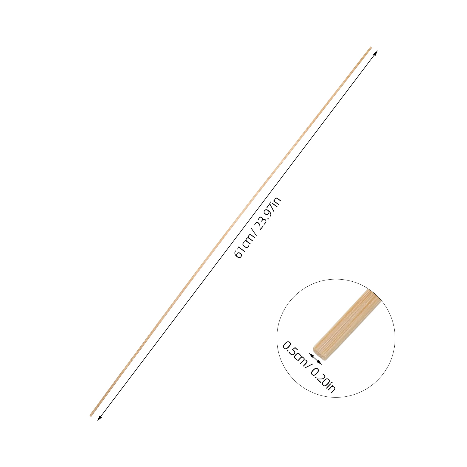 10Pcs Bamboo Kite Support Rods Solid Lightweight for Kids DIY Kite Making Craft Projects and Outdoor Fun Kites for Decoration