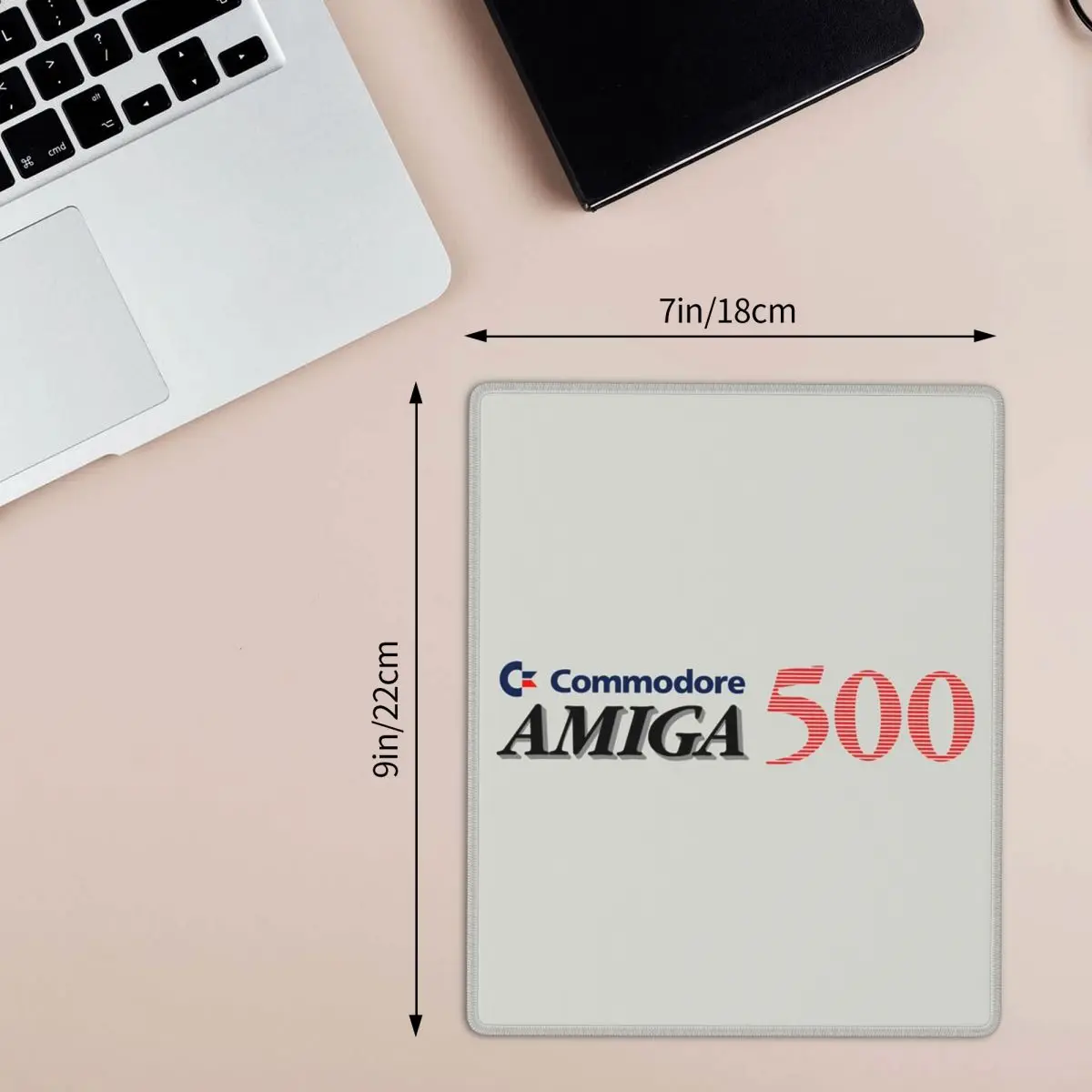 Commodore Amiga 7x9 in 22x18 cm Mouse Pad Computer Keyboard Mouse Mat Gamer PC Laptop Desk Mat Office Accessories Table Mats