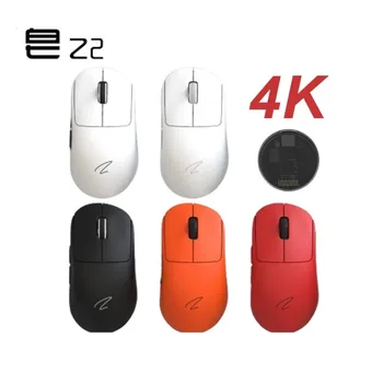 Zaopin Z2 무선 마우스 Pc 게이머 마우스, 유선 블루투스 4k 3 모드 리시버, 북유럽 52840 칩 65g, 인체 공학적 마우스, Paw3395 