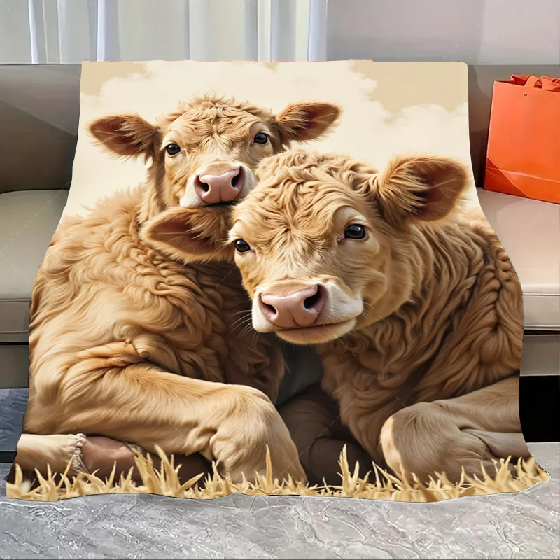 

1 шт. фланелевое одеяло, уютное одеяло для икр — мягкое фланелевое одеяло для декора фермерского дома и релаксации