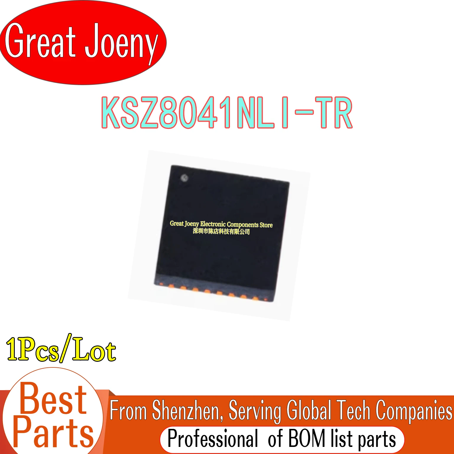 

KSZ8041 KSZ8041NLI KSZ8041NLI-TR KSZ8041NL IC Chipset QFN-32