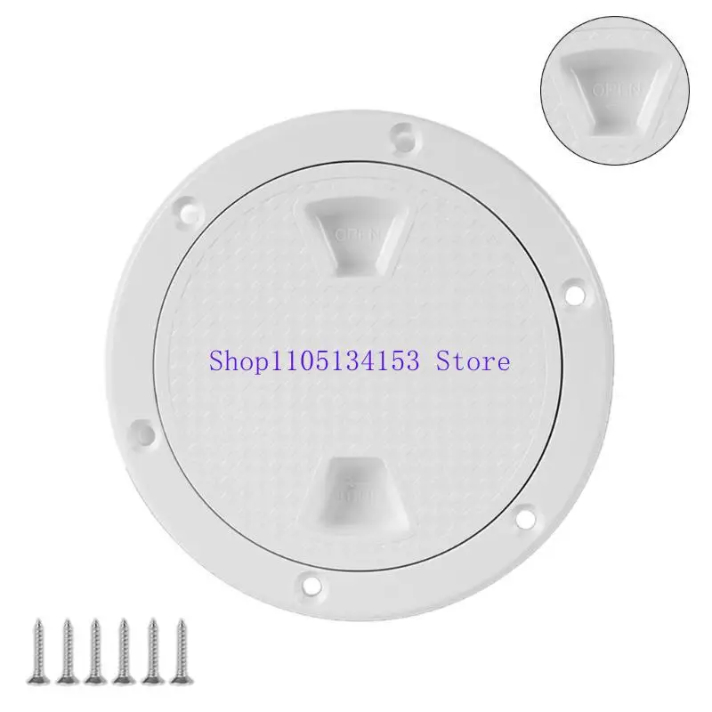 kl23 4/6/8 Inch ABS Twist Out Plate Water Tight Seal Boat Deck Inspection HatchTwist Screw Out Deck Plate Simple Installation
