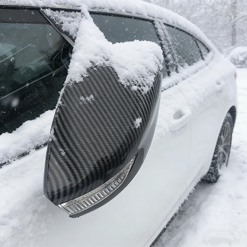 

Car Styling For Nissan Pulsar 2014-2017 Rearview Mirror Cover Caps Trim With Horn Housing Decoration Auto Parts Accessories