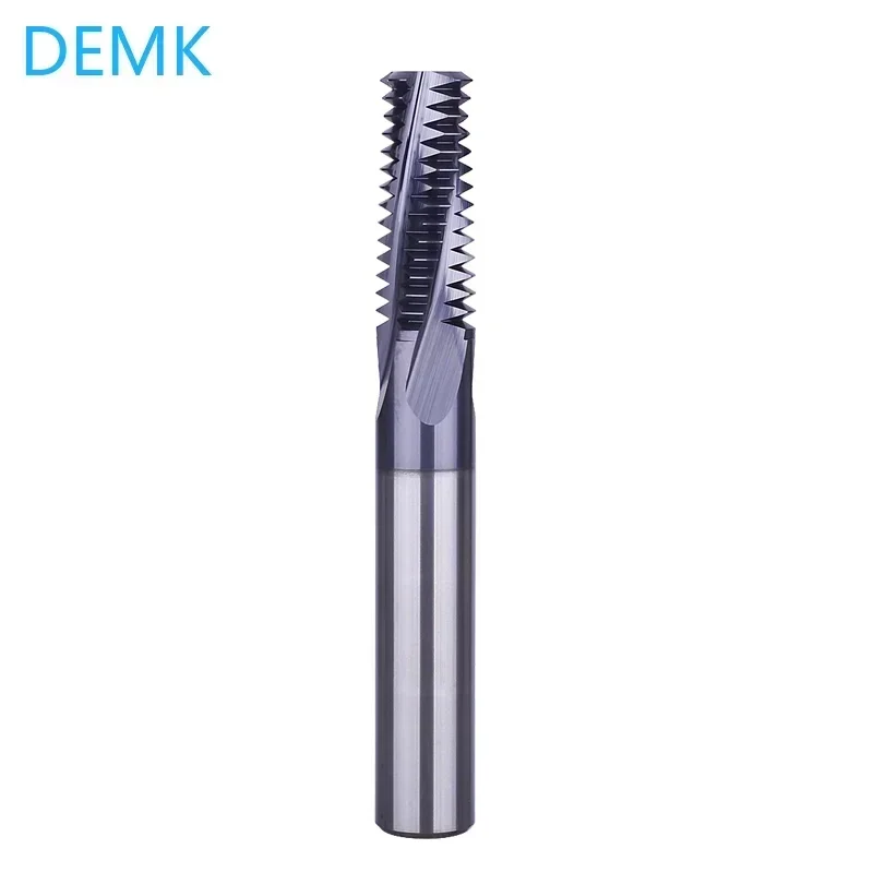 Imagem -05 - Cnc Hrc 60 Graus de Carboneto Único Dente Rosca m1 M1.2 M1.4 M1.6 m2 M2.5 M3-m24 Sólido Carboneto Fresa Peças