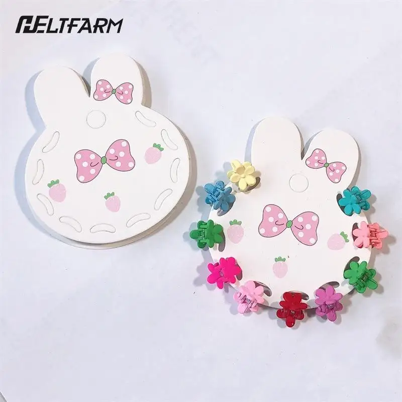 

50pcs Display Cards For Necklace Bracelet Earrings Ear Studs Cardboard Package Hair Clips White Craft Hang Tag Card Wholesale