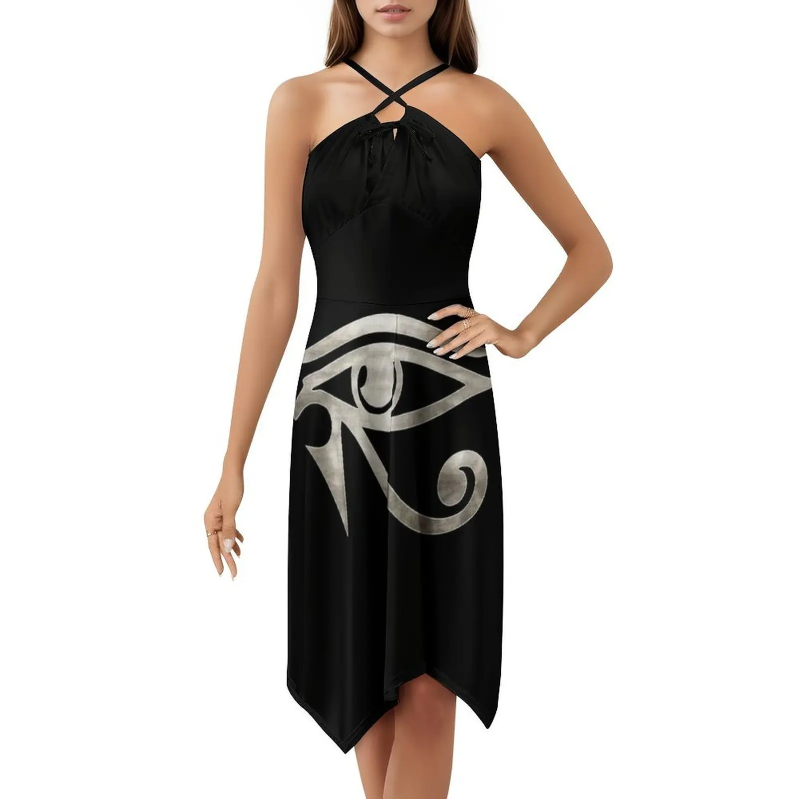 Eye Of Horus Boho Chic Dress - usage example