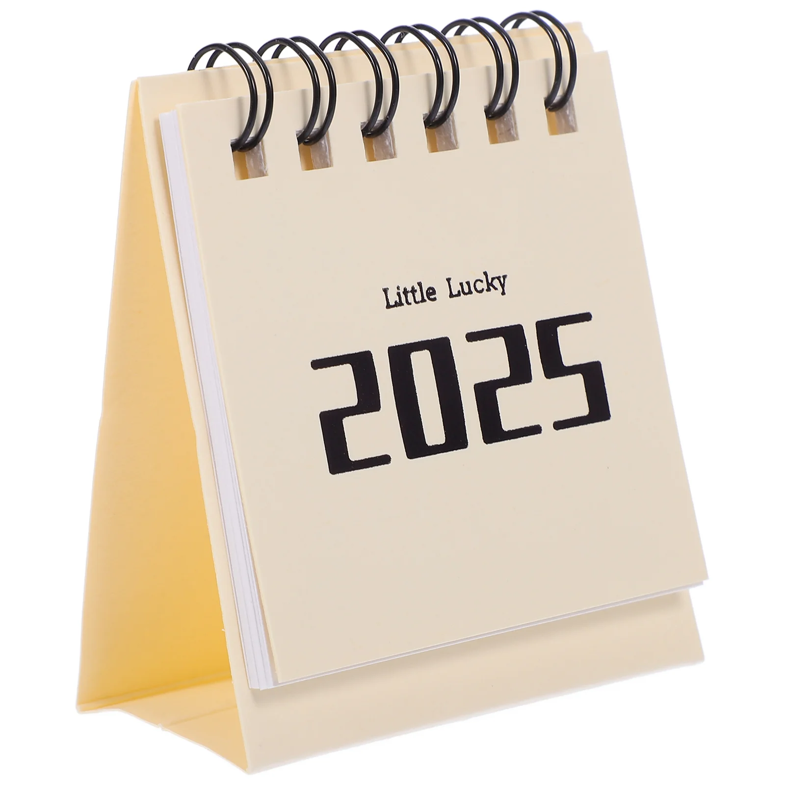 

2025 Desk Calendar Mini Tiny Vertical Creative Coil Flip for Paper Adorable Calendars Student