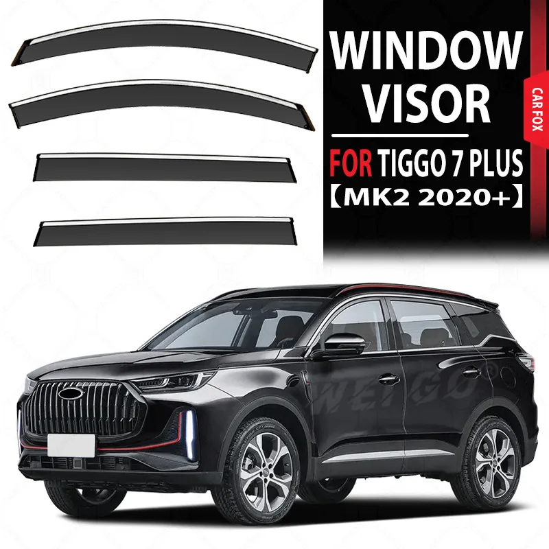 

Suitable for Chery Tiggo 7 Plus Rain and Rain ShieldChery Tiggo 7 Plus Window visor