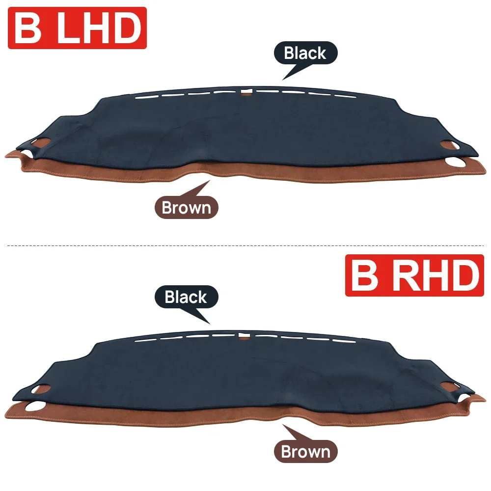 لوحة سيارة حصيرة داش يغطي الشمس الظل عدم الانزلاق وسادة اكسسوارات لهوندا HR-V HRV Vezel 2014-2020 2015 2016 2017 2018 2019 #5