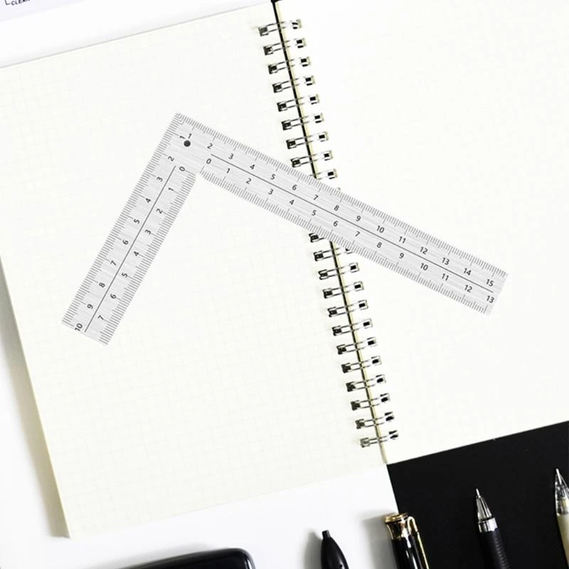 

Stainless Steel L Square Ruler Metal Square Woodworking Measurements Tool