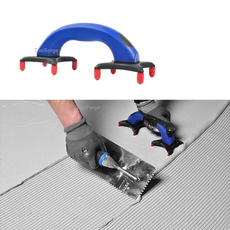 Multifunctional Decoration Stainless Steel California Square Notched Trowel For Large Format Tiles