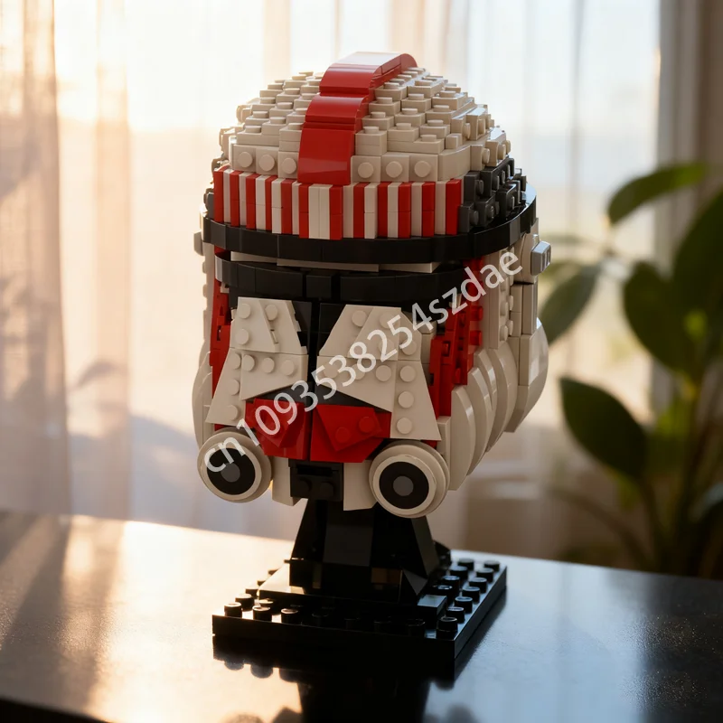

651pcs MOC Coruscant Guard Helmet Collection Model Building Blocks Architecture Assemble DIY Toys Idea Christmas Gift Education